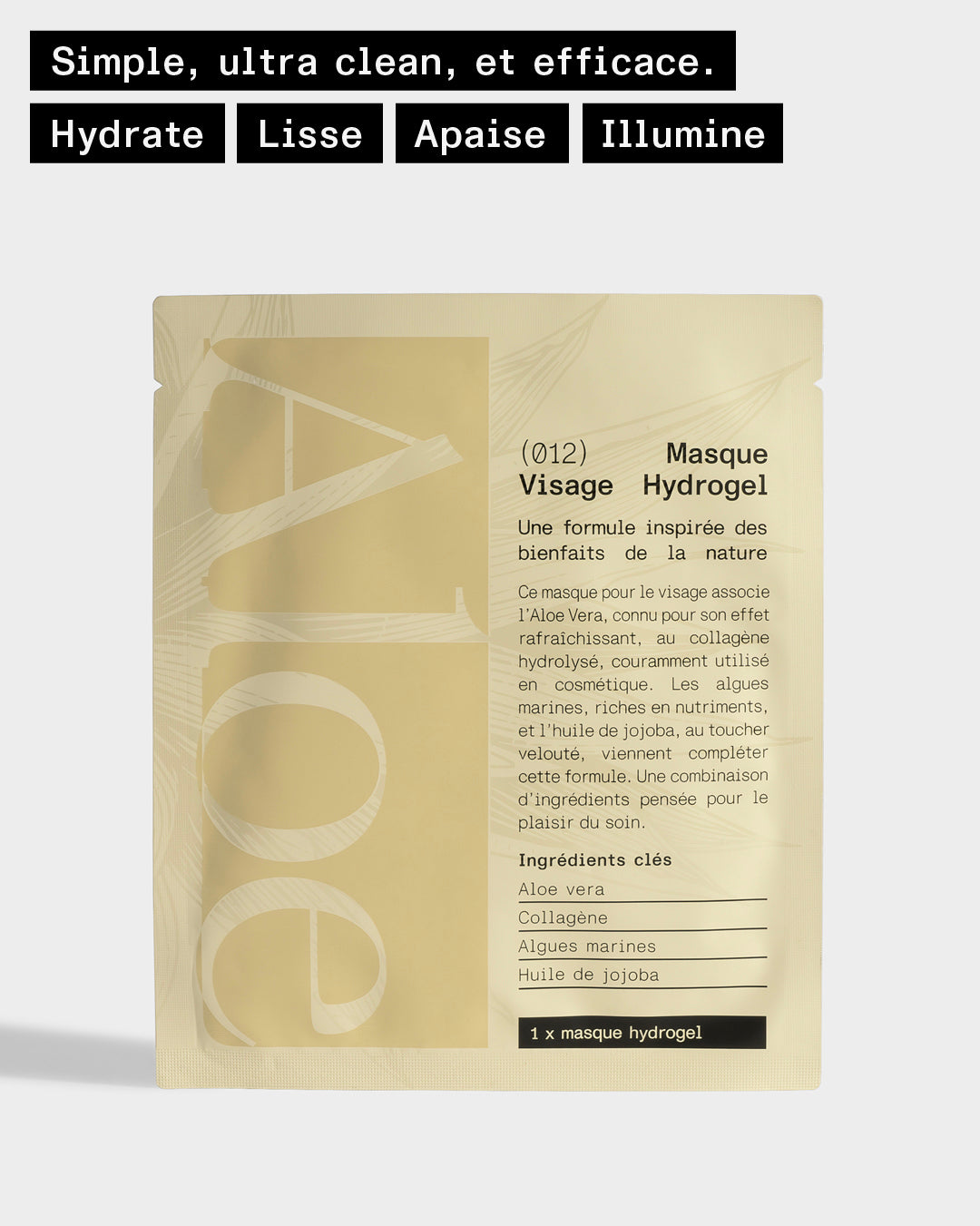 10 masques + Pot de patchs offert