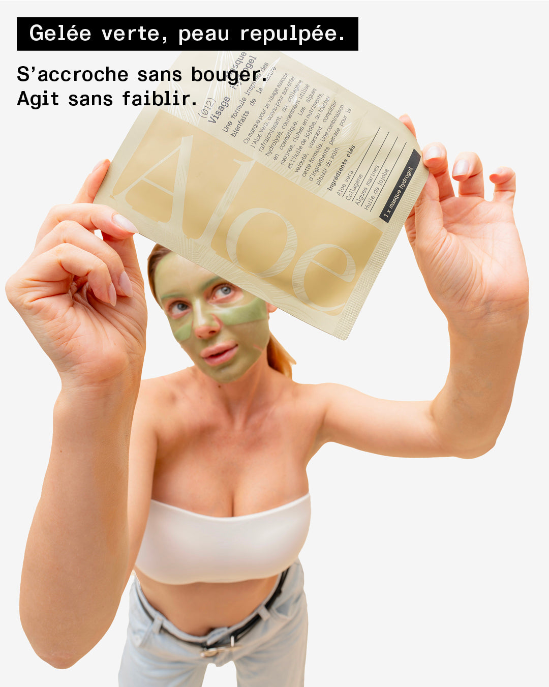 10 masques + Pot de patchs offert