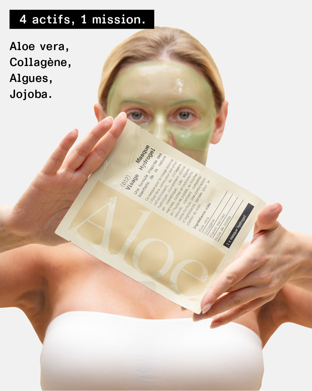 10 masques + Pot de patchs offert