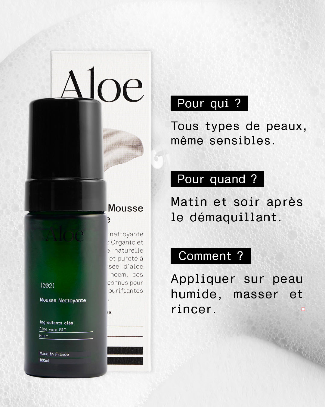 002 - Mousse Nettoyante - Offert