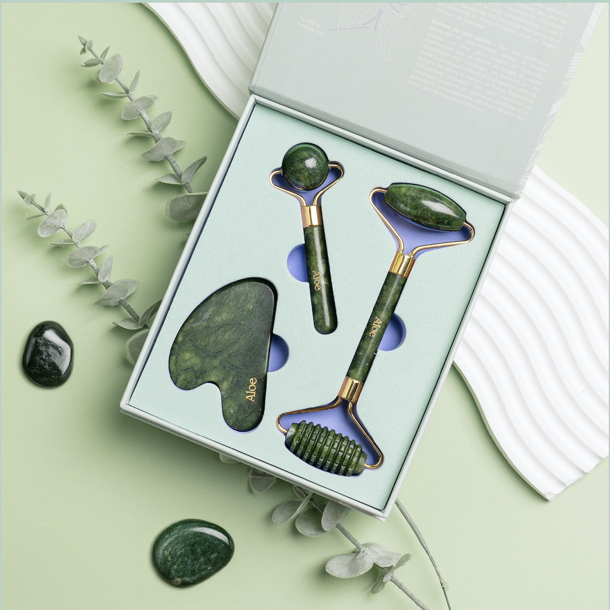 Kit Gua Sha - Coffret set