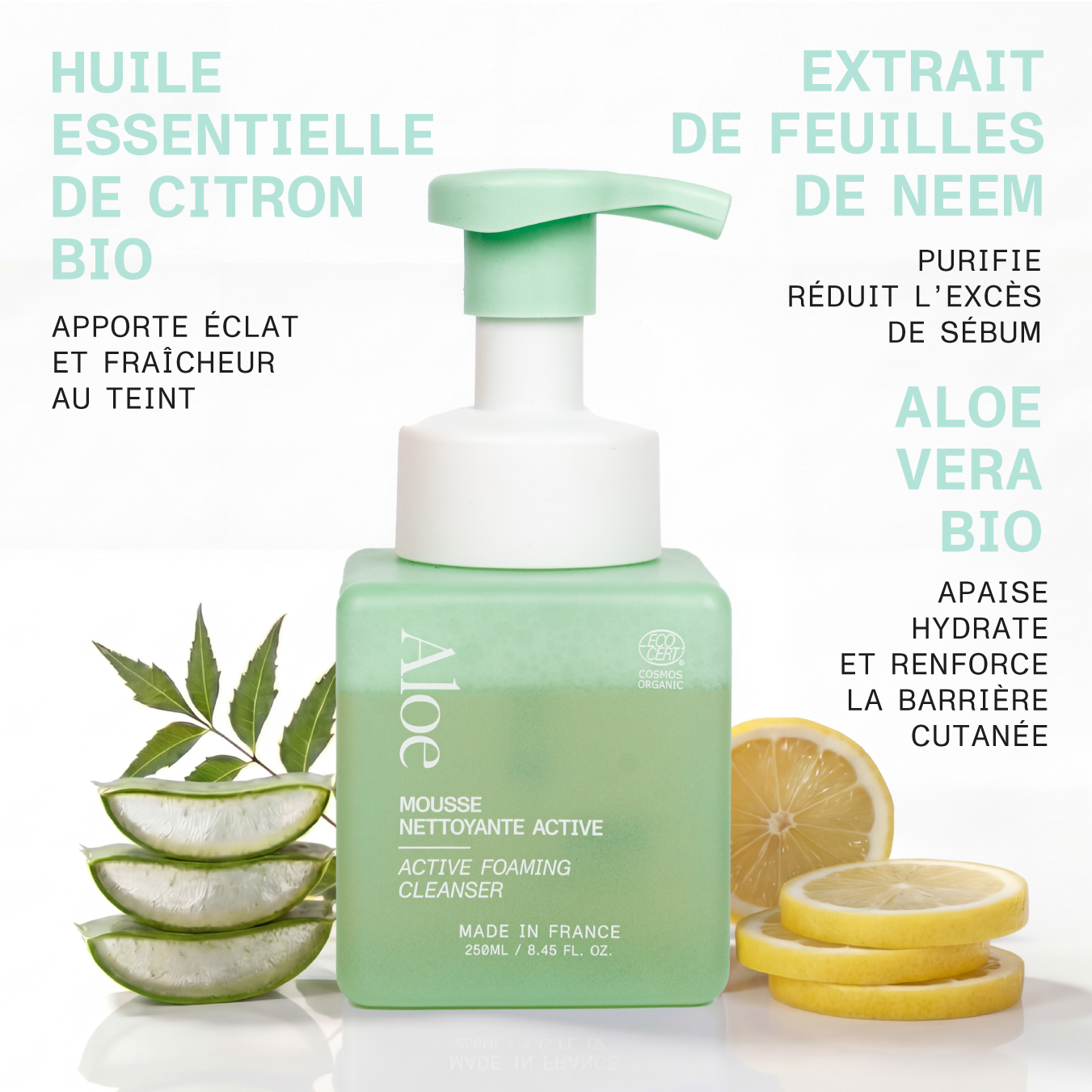 Mousse nettoyante
