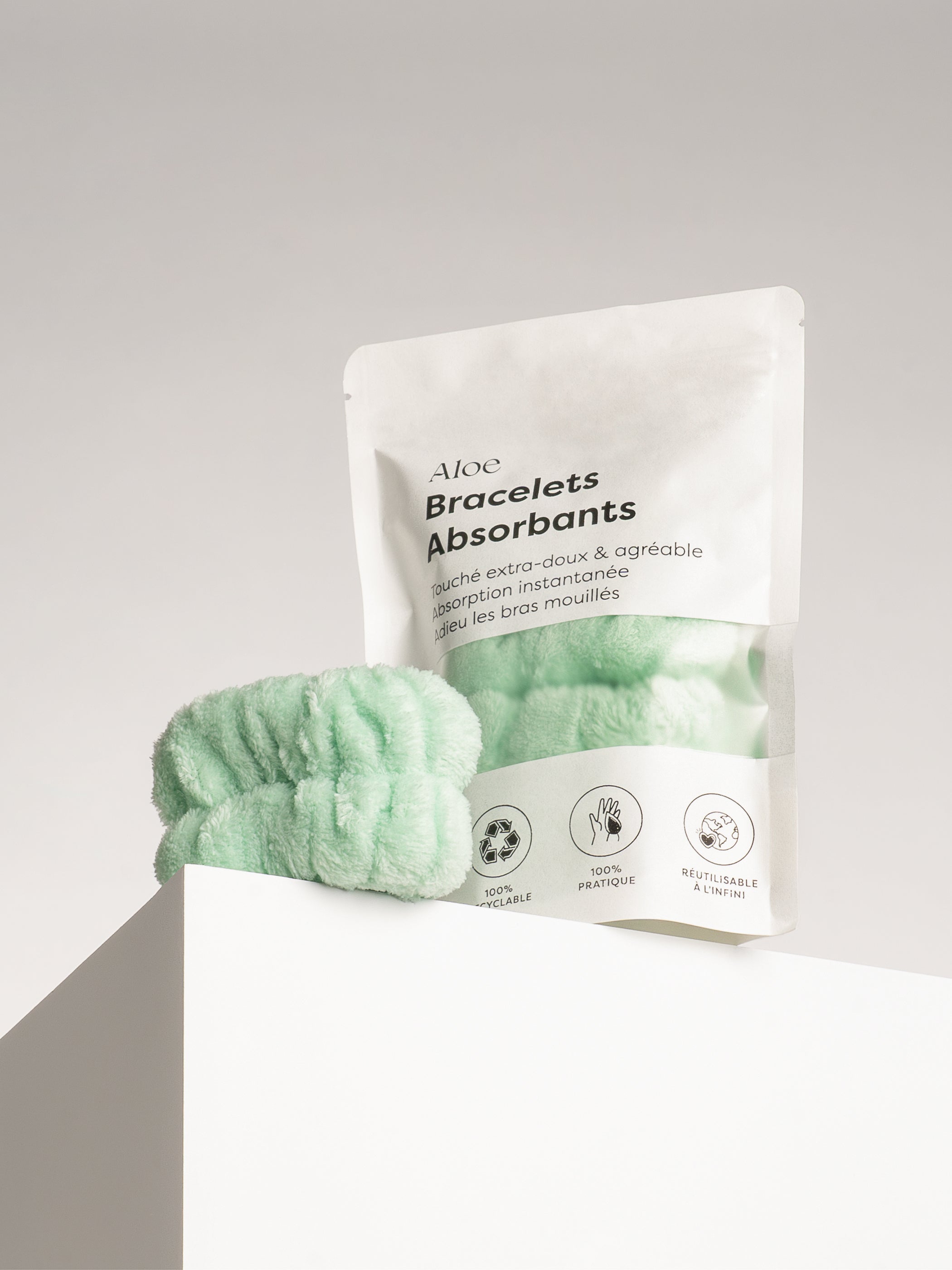 Poignets de Soin Aloe Paris