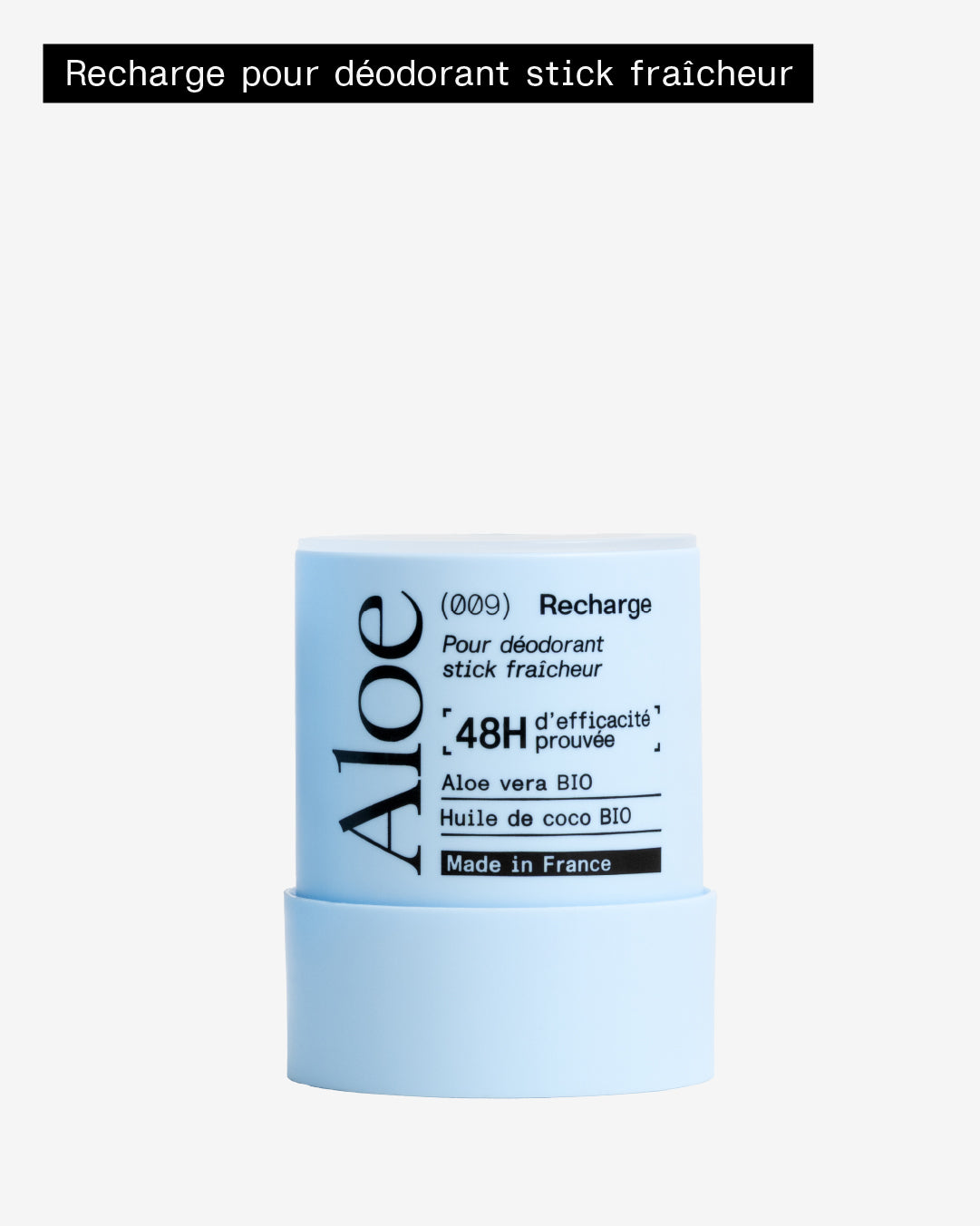 Déodorant Stick Fraicheur BIO - Rechargeable - 100% naturel