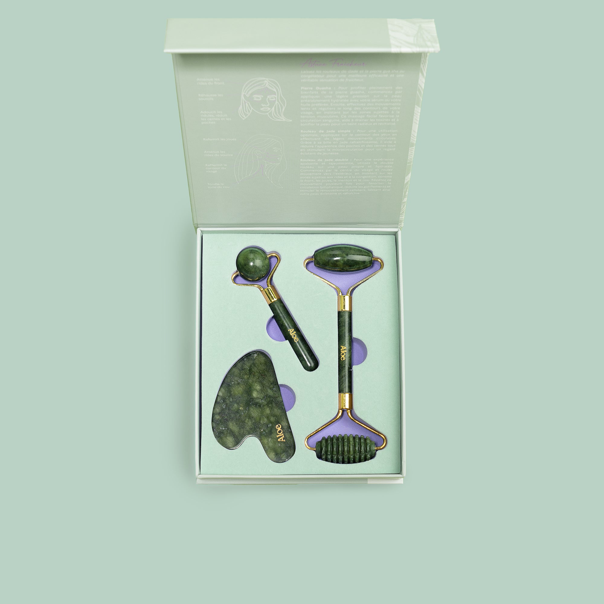 Kit Gua Sha - Coffret set