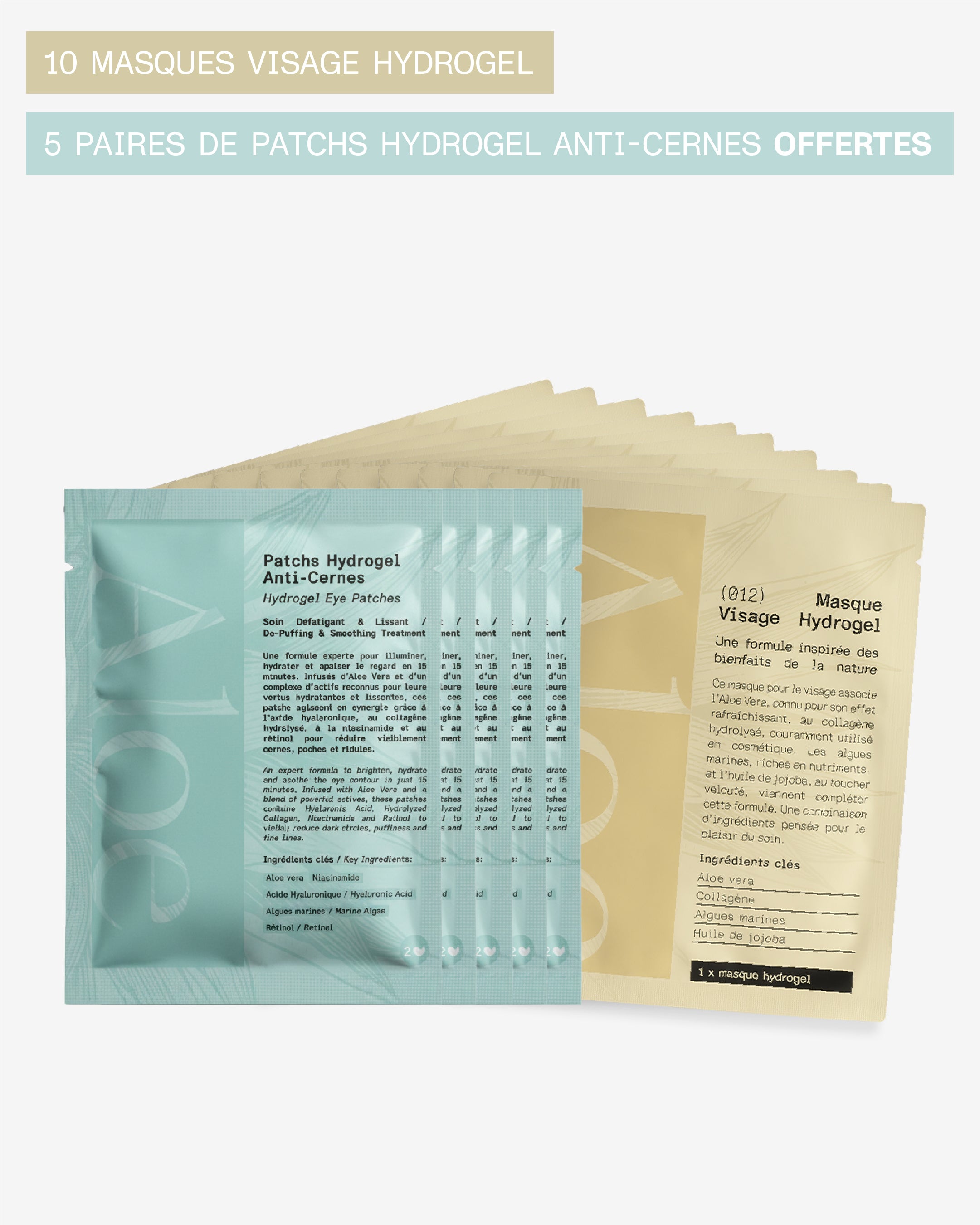 Masque Visage Hydrogel